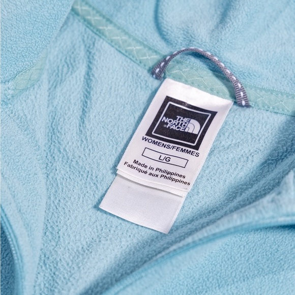 The North Face Women's turquoise Fleece Sweatshirt - Picture 3 of 7